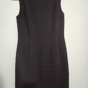 LOFT Petite Sleeveless Black Dress. Womens Size 8P